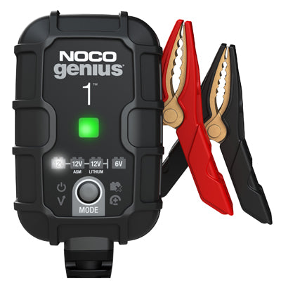 NOCO Genius 1-Amp Battery Charger, Battery Maintainer, and Battery Desulfator