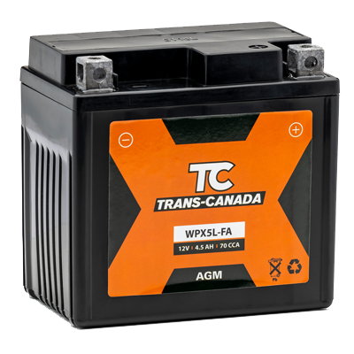 WPX5L-FA Battery MOTO 12V 4.5AH (Factory Activated)