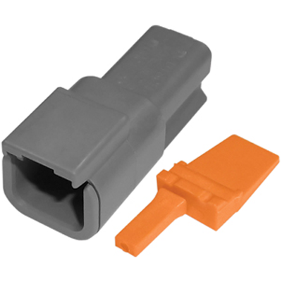 Wm 2p 2-WAY DEUTSCH RECEPTACLE & WEDGELOCK – I&M Electric
