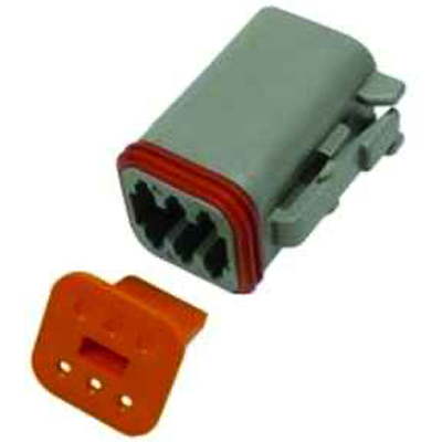 6-WAY DEUTSCH PLUG & WEDGELOCK