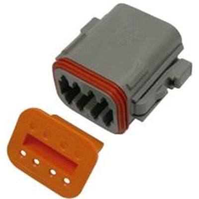 8-WAY DEUTSCH PLUG & WEDGELOCK