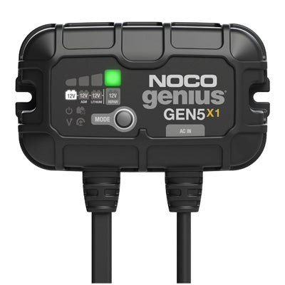 NOCO Genius GEN5X1 Mini Charger: 12 Volt, 5 Amp