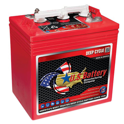 US-2000-XC2 Deep Cycle Battery 6V 220AH 445RC/25A UTL DUAL