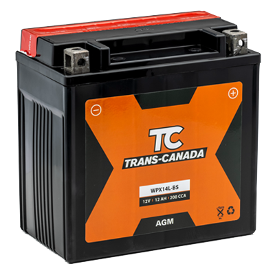 WPX14L-BS ATV/Motorcycle Battery 12V 12Ah
