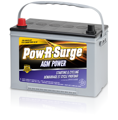 Pow-R-Surge 27 AGM BATTERY 12 VOLT -  92AH - I&M Electric