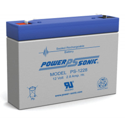Power Sonic 12 volt 2.8AH battery - I&M Electric